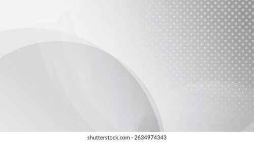 Elegant Silver Grey Gradient Background with Smooth Curves and Delicate Dots Perfect for Modern Designs and Versatile Applications