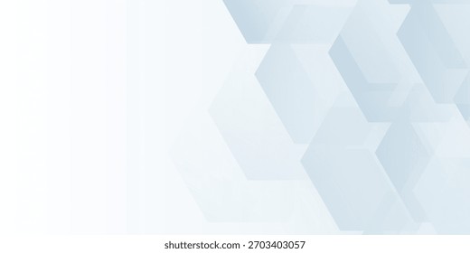 Renderizado 3D abstracto simple y elegante con un patrón hexagonal geométrico en abstracto suave