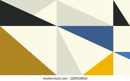 Elegant and simple abstract geometric background vector design