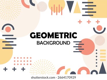 Fundo geométrico abstrato simples e elegante