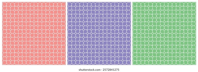 Elegant and simple geometric patterns for gift wrapper, background texture etc