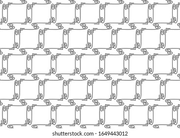 Elegant simple hand drawn pattern vector background