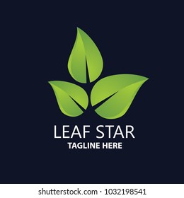 Elegant Simple Leaf Nature Logo