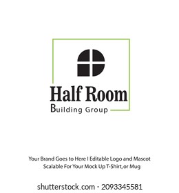 Un logo elegante y sencillo para una empresa de construcción o contratista. logotipos corporativos. Logo moderno de la empresa de construcción