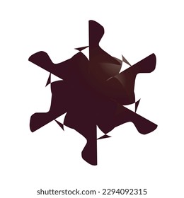 an elegant simple logo with a circular touch