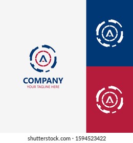 elegant simple logo for company or personal logo A