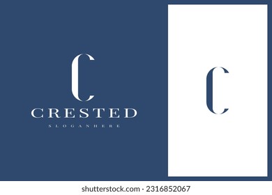 elegant simple minimal luxury letter c logo design