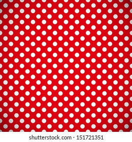 Elegant and simple seamless polka dot pattern