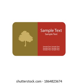elegant and simple vector based business card design
