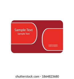 elegant and simple vector based business card design