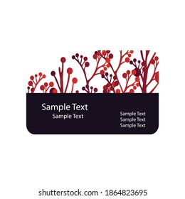 elegant and simple vector based business card design