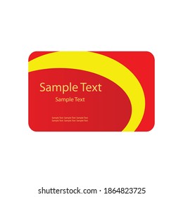 elegant and simple vector based business card design