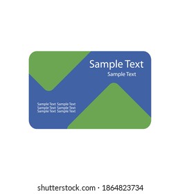 diseño de tarjetas de visita basado en vectores elegante y sencillo