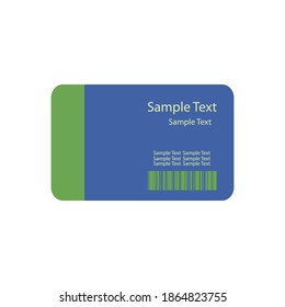 elegant and simple vector based business card design