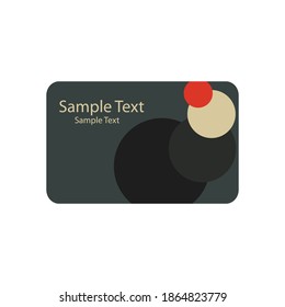 elegant and simple vector based business card design