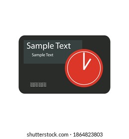 elegant and simple vector based business card design