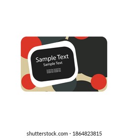 elegant and simple vector based business card design