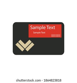 elegant and simple vector based business card design