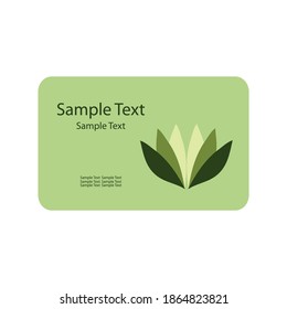 diseño de tarjetas de visita basado en vectores elegante y sencillo