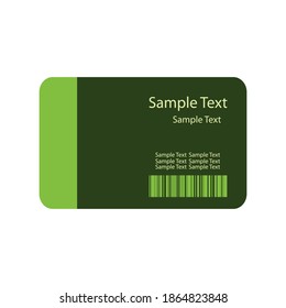 diseño de tarjetas de visita basado en vectores elegante y sencillo
