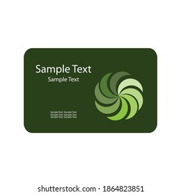 elegant and simple vector based business card design
