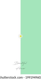 elegant and simple wallpaper template with white and Tosca color for wallpaper or lock screen smartphone