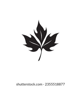 Elegant Single Ivy Leaf Vector Icon