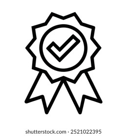 Elegant Single Ribbon Vector Design for Print and Digital Use