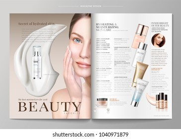 7,264 Cosmetic magazine ad template Images, Stock Photos & Vectors ...