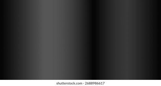 Vetor de fundo de gradiente preto suave elegante. Fundo abstrato cinza escuro com reflexão de luz suave e efeito de sombreamento sutil. Design minimalista moderno adequado para luxo, tecnologia ou produto 