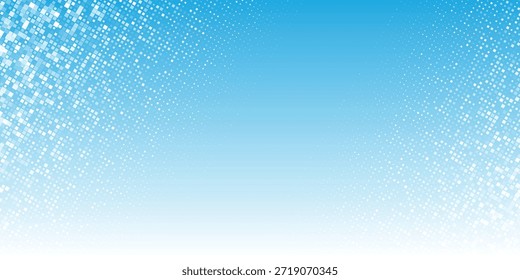Elegante textura de degradado semitono suave. Fondo de lunares que desaparece. Arte vectorial