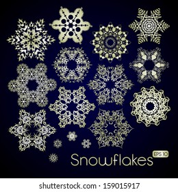 Elegant Snowflakes