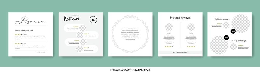 Elegant Social media layouts, minimal square web banner templates for business, clean graphic design for company, posts for influencers and bloggers, multipurpose digital marketing objects