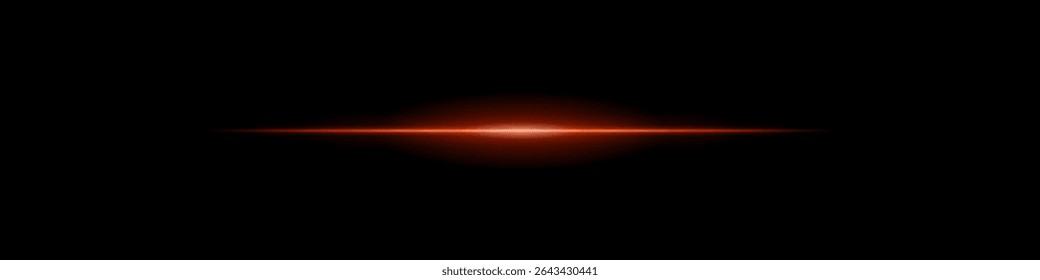 Elegant soft Red horizontal beam glowing on a dark background. A subtle flare evoking sunrise energy, cinematic transitions, or the first blink of futuristic awakening.
