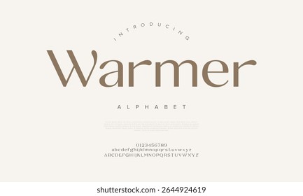 Elegante fonte sans serif macia arredondada com tom calmante, ideal para marcas de beleza e design editorial