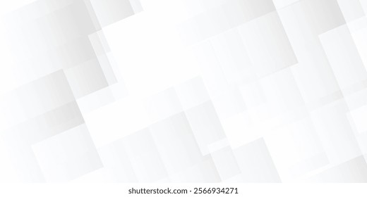 Elegant and Sophisticated Abstract Background Composed of Glossy White and Grey Geometric Squares with Intricate Patterns and a Sleek, Polished Texture for a Contemporary Look
