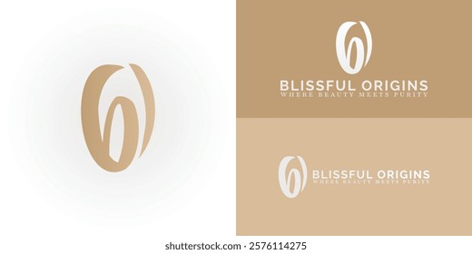 The elegant and sophisticated logo design features the initials BO intertwined in a flowing form, creating a unique striking symbol that evokes a sense of natural beauty, grace, and rejuvenation.