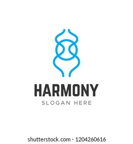 Elegant spa line logos. Universal premium vector logos
