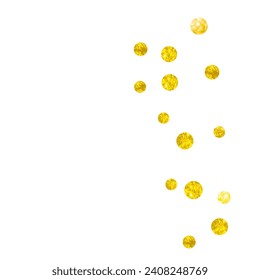 Elegant Sparkle. Decorative Magazine. Festive Brochure. Yellow Nursery Flyer. Golden Party Element. Scandinavian Print. Handdrawn Stardust. Golden Elegant Sparkle