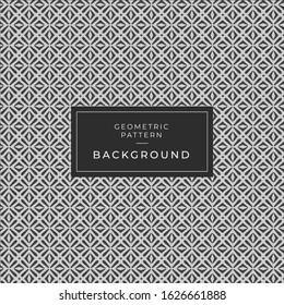 Elegant sparkle geometric seamless pattern with black and white texture. Trendy glitter wallpaper. Modern premium vector background.
