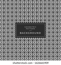 Elegant sparkle geometric seamless pattern with black and white texture. Trendy glitter wallpaper. Modern premium vector background.