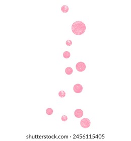 Elegant Sparkle. Metallic Illustration. Engagement Particles. Rose Premium Wallpaper. Pink Marriage Spray. Golden Fashion Design. Hand Drawn Concept. Golden Elegant Sparkle