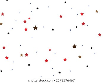 Elegant Sparkling Frame with Golden Stars