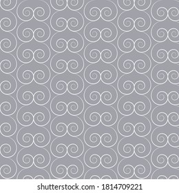 Elegant spiral shaped pattern design. Vector eps 10