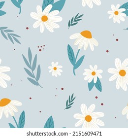 Elegant Spring Blossom Seamless Vector Pattern