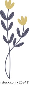 Elegant Spring Flowers Vector Illustration