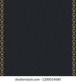 elegant square golden frame
