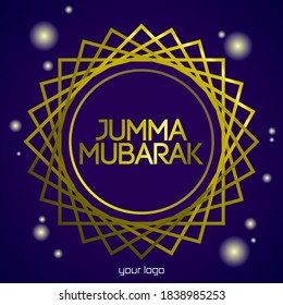 Elegant square shaped background islamic quotes message. Editable vector eps format. Good for social media feed or story, sticker, print, badge, greeting card, etc.