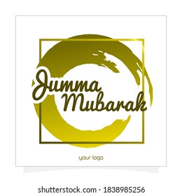 Elegant square shaped background islamic quotes message. Editable vector eps format. Good for social media feed or story, sticker, print, badge, greeting card, etc.