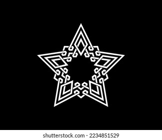 elegant star knot modern logo